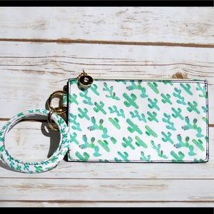 Cactus Bangle Clutch Wristlet Southwest Boho